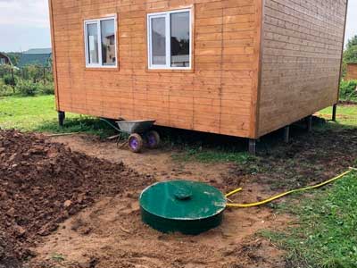 УУстановка Евролос Био 4+ в СНТ Сославино